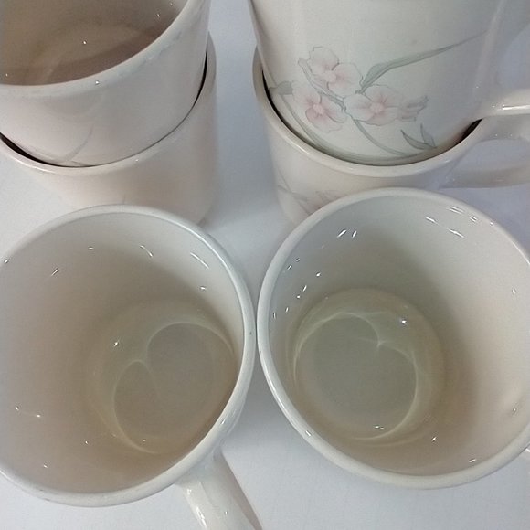 VTG 7 Cups/Saucers Corelle Sets Corning Spring Pond Dinnerware Cups/Saucers Set - Picture 2 of 10